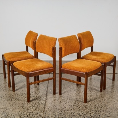 A Set of Four Parker Furniture Dining Chairs