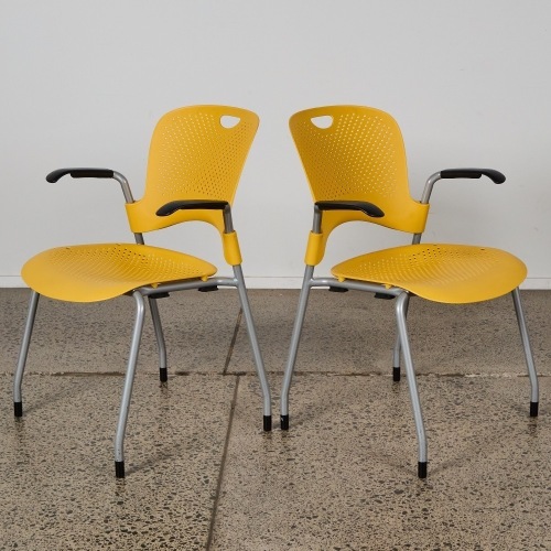 A Pair of Herman Miller Caper Chairs