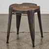 An Industrial Metal Stool