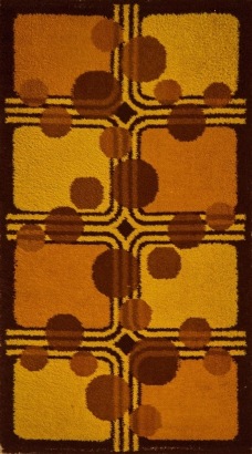 A Mid-Century Geometric Rya Rug