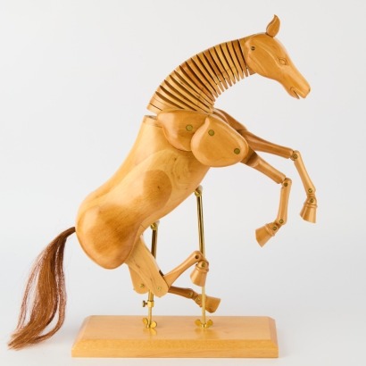 An Articulated Horse Ornament
