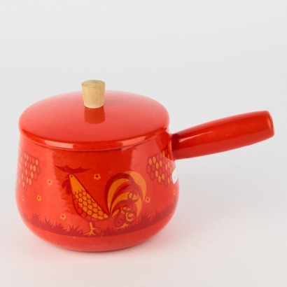A Vintage Aubeco Lidded Saucepan, France