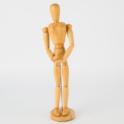 A Wooden Articulated Figure