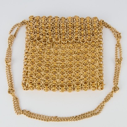 A Vintage Walborg Chain Link Purse