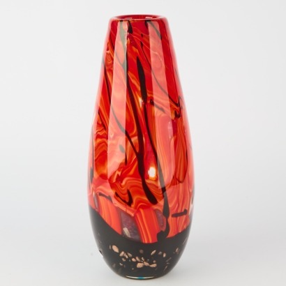 A Large Handblown Art Glass Vase