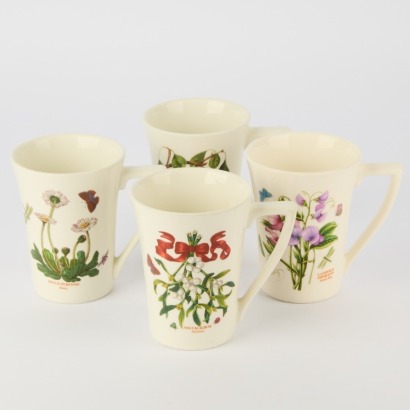 A Quartet of Portmeirion Botanic Garden Mugs