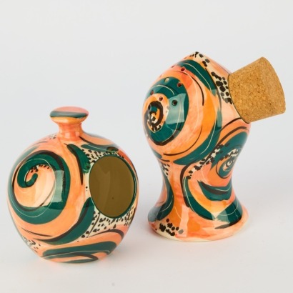 A SPair of Sunnyvale Pottery Salt Pigs