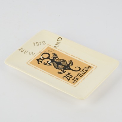 A Crown Lynn Stamp dish AF