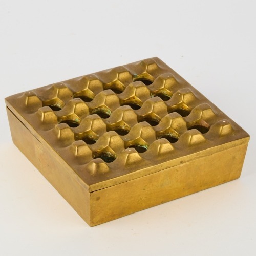 A Mid-Century Bronze Ultima 15 Ashtray by Beck & Jung