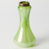 A Green Art Deco Marbled Glass Vase