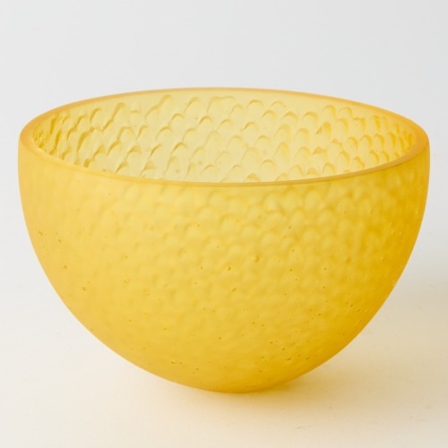 A Cast Glass Bowl by Sheana Gellert
