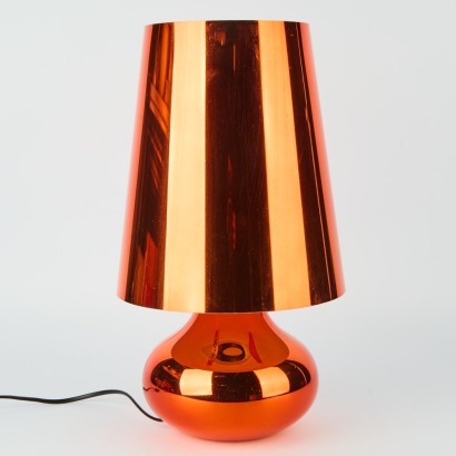 An Orange Cindy Lamp by Ferruccio Laviani for Kartell
