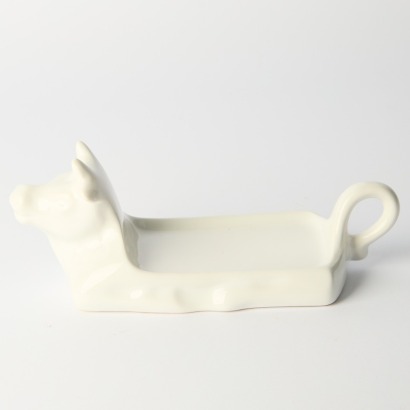 A Revol France Porcelain Cow Butter Dish