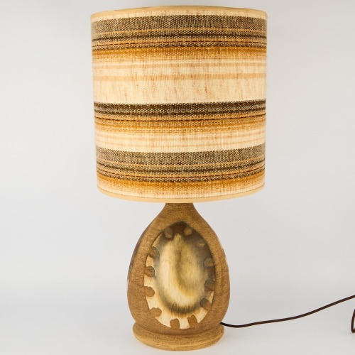 A Mid-Century Iden Pottery of Rye Lamp, England