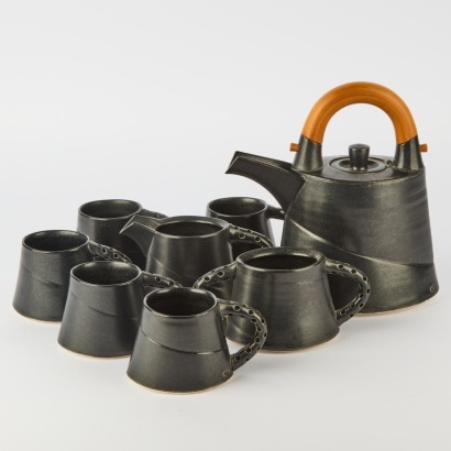 A Chris Weaver Eight-Piece Tea Set