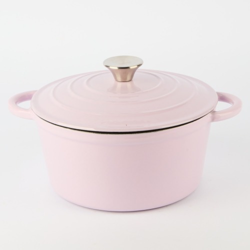 A Purple Cast Iron with Lid