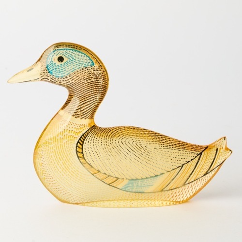 A Mid-Century Abraham Palatnik Lucite Duck, Brazil