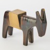 A Brutalist Cast Metal Donkey