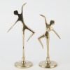 A Pair of Silhouette Ballerina Figures in Polished Chrome