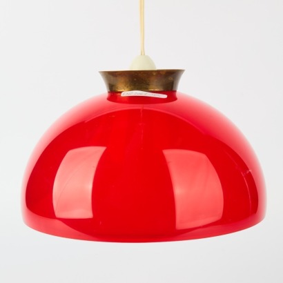 A Vintage Perspex Pendant Light