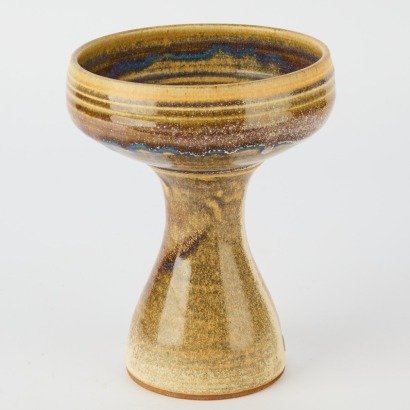 A Studio Pottery Pedestal Bowl