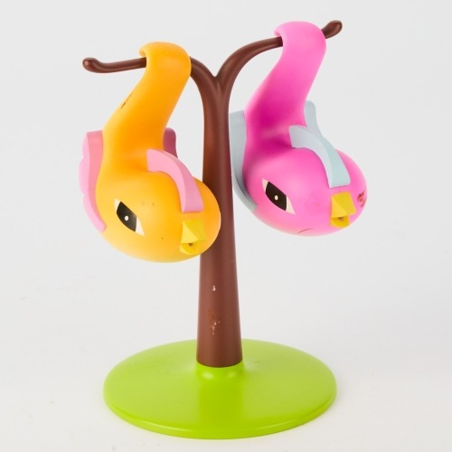 An Alessi Paradise Birds Salt and Pepper Set Designed by Stefano Giovannoni and Rumiko Takeda