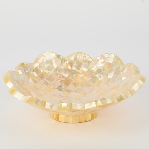 A Handcrafted Mother of Pearl Bowl