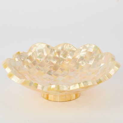 A Handcrafted Mother of Pearl Bowl