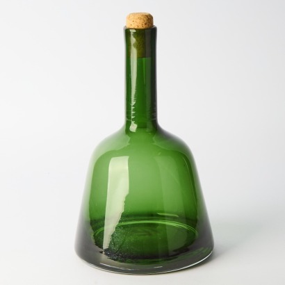 A Large Mid Century Blenko Glass Wine Decanter