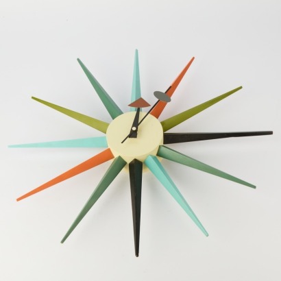 A Sunburst Wall Clock by George Nelson