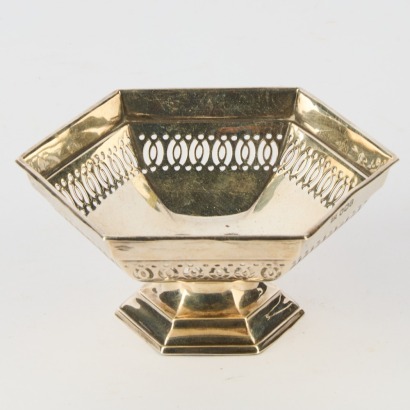 A Vintage Silver Bon Bon Dish