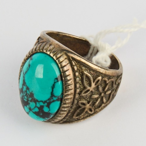 A Handmade Tibetan Turqoise Ring