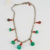 A Handmade Tibetan Multi Stone Necklace