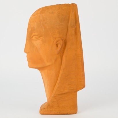 A Terracotta Egyptian Head
