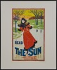 A Large "Read the Sun" Japanese Woodblock Print