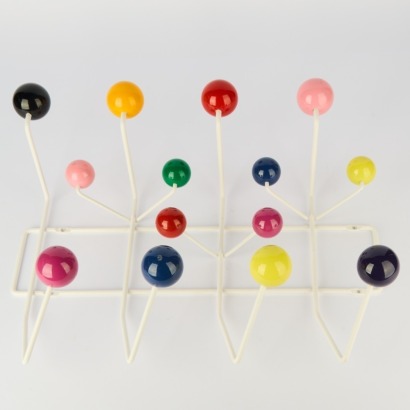 A Vitra Hang it All Coat Rack by Charles and Ray Eames