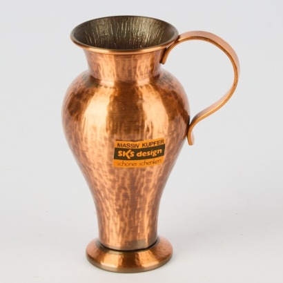 A Massiv Kupfer SKS Design Schoner Schenken Miniature Jug