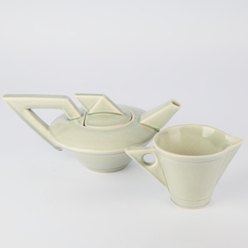 A Bob Steiner Teapot and Creamer Set