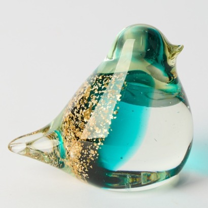 A Murano Style Glass Bird