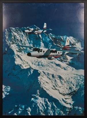 A Large Photo of Two Nomad Aircraft Flying the Grand Traverse