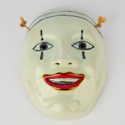 An Early Louise Rive Swallow Pottery Face Mask