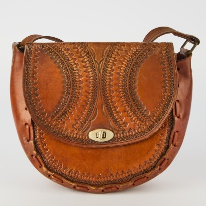 A Vintage Tooled Leather Purse