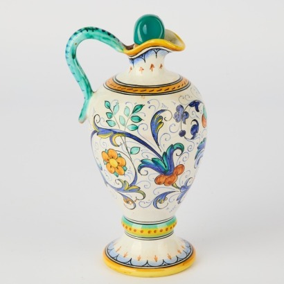 Vintage Deruta, Italy Majolica Hand painted Pitcher