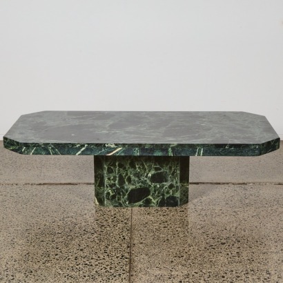 A Vintage Verde Alpi Marble Coffee Table