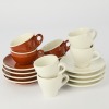A collection of eight Italian Espresso Cups and Saucers by ACF