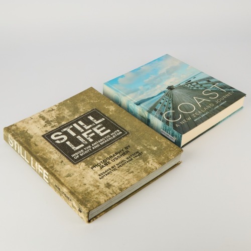 A couple of Books with Photography by Jane Ussher Still Life and Coast