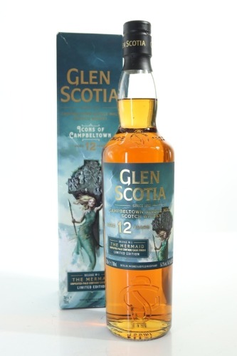 (1) Glen Scotia 'Icons of Campbeltown Release No.1 - The Mermaid' 12 Year Old Single Malt Scotch Whisky, Campbeltown, 54.1% ABV