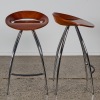 A Pair of Magis Lyra Bar Stools - 2