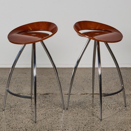 A Pair of Magis Lyra Bar Stools