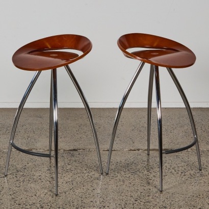 A Pair of Magis Lyra Bar Stools